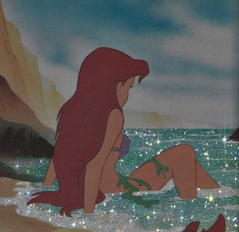 Ariel Princess Aesthetic, Mermaid Vibes Aesthetic, Disney Mood Aesthetic, Red Disney Aesthetic, Disney Core Aesthetic, Ariel Icon Aesthetic, Disney Princess Aesthetic Ariel, Disney Ariel Aesthetic, Ariel Core Aesthetic