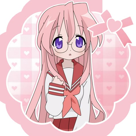 ֹ ۟ #LuckyStars : Minori Icon by me! Don't repost ,, ? ֹ ￮ 𓈒 ׂ ੭ ㅤ୨୧ @yeiikr ! — #Miyuki #Takara #silly #MiyukiTakara #pink #icons ֹ #animeicons ֹ #cuteicons Lucky Star Pc Wallpaper, Lucky Star Anime, Silly Pfps, Miyuki Takara Icons, Miyuki Lucky Star Pfp, Misao Lucky Star Pfp, Takara Miyuki, Miyuki Takara, Miyuki Lucky Star