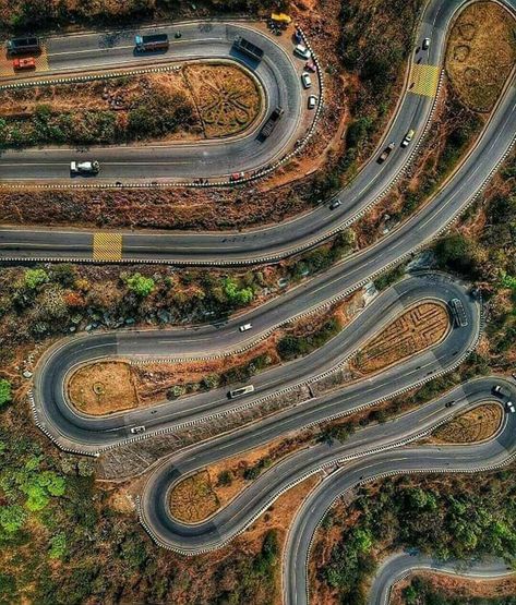 Jharkhand  , India. Patratu Valley, Travel Destinations In India, India Travel Places, India Architecture, Dangerous Roads, Amazing India, India Images, Beautiful Roads, Kerala Tourism