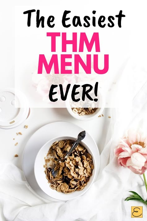 Trim Healthy Mama Meal Plan, Thm Meal Plans, Trim Healthy Mama Diet, Easy Meal Plan, Trim Healthy Mama Plan, Trim Healthy Momma, Trim Healthy Mama Recipes, Easy Meal Plans, Thm Recipes