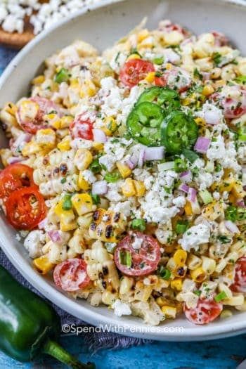 Salads Collection - Page 4 of 8 - Spend With Pennies Frito Taco Salad, Frito Corn Salad, Mexican Corn Salad, Ground Beef Enchiladas, Cheddar Burger, Corn Relish, Mexican Street Corn Salad, Corn Salad Recipes, Resep Salad