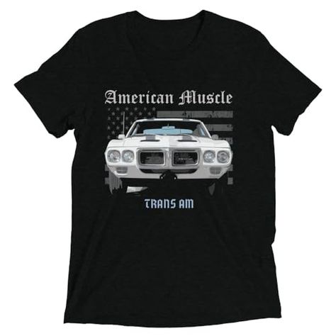 1969 Trans Am Firebird American Muscle Cars Classic Car Owners Drivers Show Meet Short Sleeve tri-Blend t-Shirt Trans Am Firebird, Cars Classic, Trans Am, American Muscle Cars, Kids Luggage, Classic Cars Muscle, American Muscle, Firebird, Luxury Store