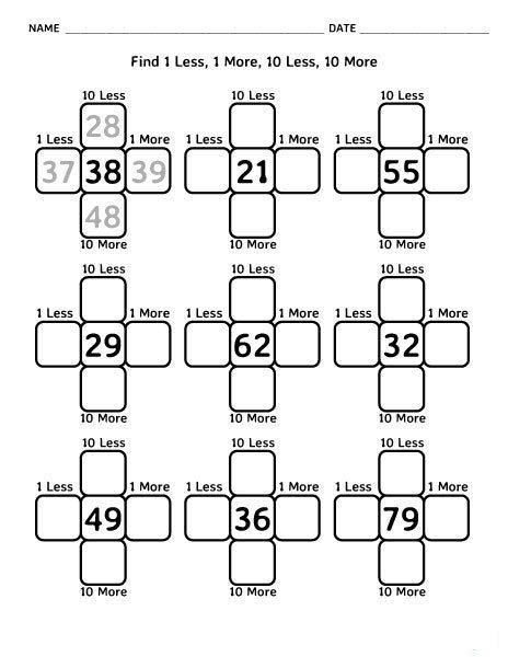 more or less
worksheet 2nd Grade Math Worksheets Free, One Less One More, Mental Maths Worksheets, Hundreds Chart, Math Number Sense, 1st Grade Math Worksheets, Free Math Worksheets, Greek Language, Second Grade Math