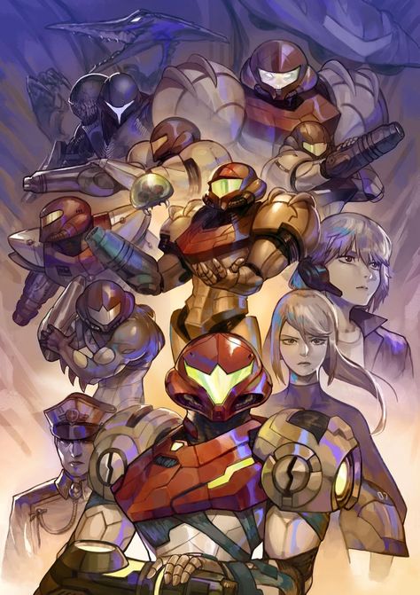 Metroid Samus, Super Metroid, Metroid Prime, Samus Aran, 35th Anniversary, Metroid, Vintage Games, Video Game Art, Game Art