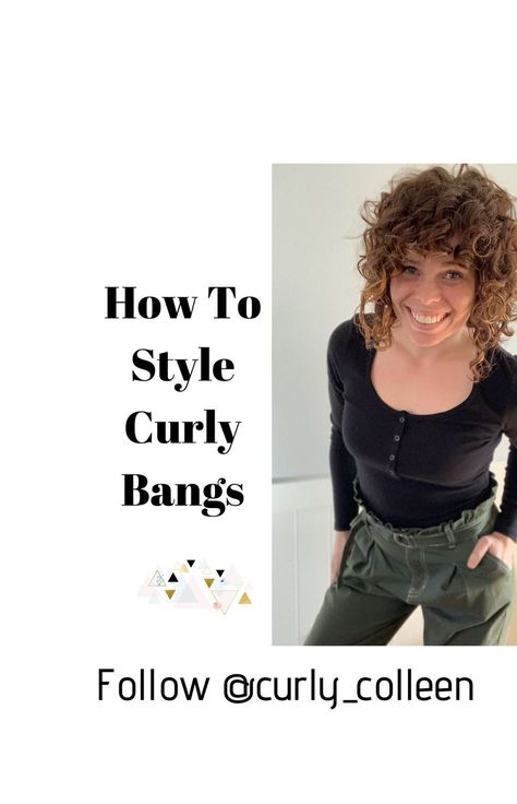 Curl Coach | Curly/Wavy Haircare Simplified on Instagram: “📢SOUND ON📢 I’m am so excited to share this video because just four short months ago I would have died to have these bangs. I was…” Style Curly Bangs, Organic Hair Care, Curly Bangs, Curly Hair Care, Hair Care Tips, Curly Hair Styles Naturally, How To Style, So Excited, The Truth