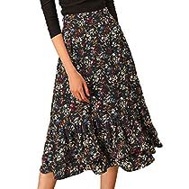 Skirt Chiffon, Blossom Print, Printed Skirt, Floral Print Skirt, Chiffon Maxi, Black Midi Skirt, Midi Skirts, Chiffon Maxi Dress, Summer Skirts