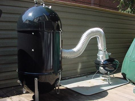 Diy Smokehouse, Smokehouse Plans, Smokehouse Ideas, Cold Smoker, Build A Smoker, Backyard Smokers, Weber Smokey Mountain, Smoker Ideas, Outdoor Smoker