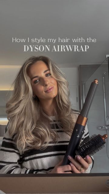 Airwrap Blowout, Dyson Air Wrap Long Hair, Dyson Air Wrap Blowout, Dyson Air Wrap Extensions, Dyson Air Wrap Hairstyles Long Hair, Curtain Bangs Dyson Airwrap, Dyson Airwrap Hairstyles Medium Hair, Dyson Airwrap Blowout, How To Use Dyson Airwrap