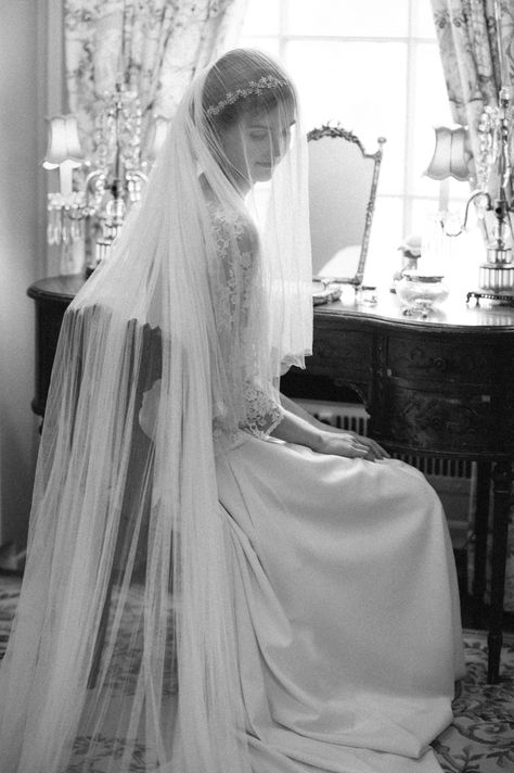 Gorgeous long veil by Delphine Manivet | Photography: Yazy Jo - yazyjo.com  Read More: http://www.stylemepretty.com/2014/07/02/romantic-springtime-wedding-inspiration/ Springtime Wedding, Edwardian Wedding, Vintage Wedding Photos, Antique Wedding, Wedding Gowns Vintage, Vintage Inspired Wedding, Wedding Dress Trends, Vintage Bride, Vintage Bridal