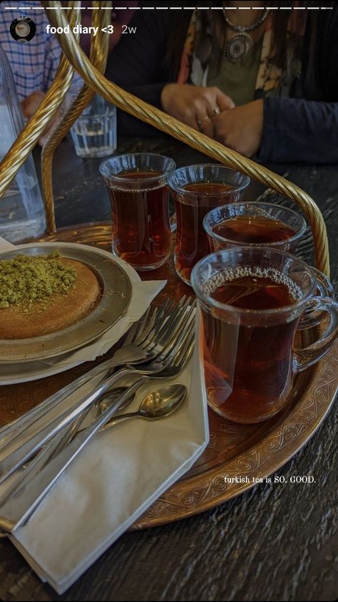 Arabic Tea Aesthetic, Arab Tea Aesthetic, Turkish Food Aethstetic, Turkish Tea Aesthetic, Turkey Instagram Story, Tea Story Instagram, Tea Instagram Story, Arab Tea, Story Aesthetic Instagram