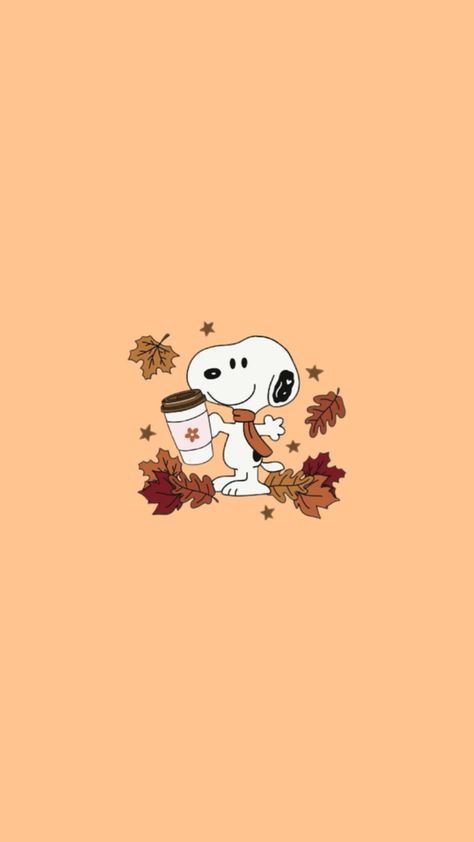 Thanksgiving Background Snoopy, Thanksgiving Cute Wallpaper, Cute Snoopy Fall Wallpaper, Thanksgiving Wallpaper Snoopy, Snoopy Fall Wallpaper Iphone, Cartoon Fall Wallpaper, Snoopy Fall Autumn, Snoopy Autumn Wallpapers, Snoopy November