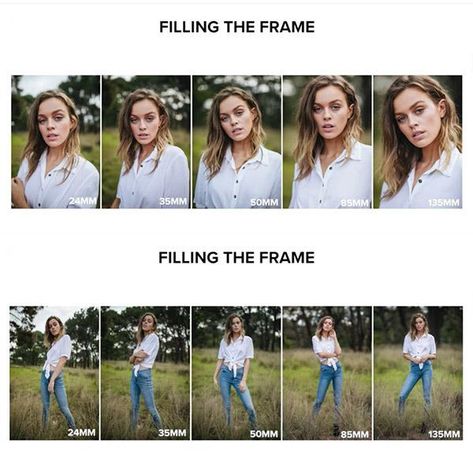 Here's How Focal Length Affects Portraits: 24mm vs 35mm vs 50mm vs 85mm vs 135mm Lenses | Shutterbug Minimalist Family Portrait, Julia Trotti, Manual Photography, Photography Cheat Sheets, Photography Lenses, Dslr Photography, Photography Basics, Photography 101, Photography Lessons