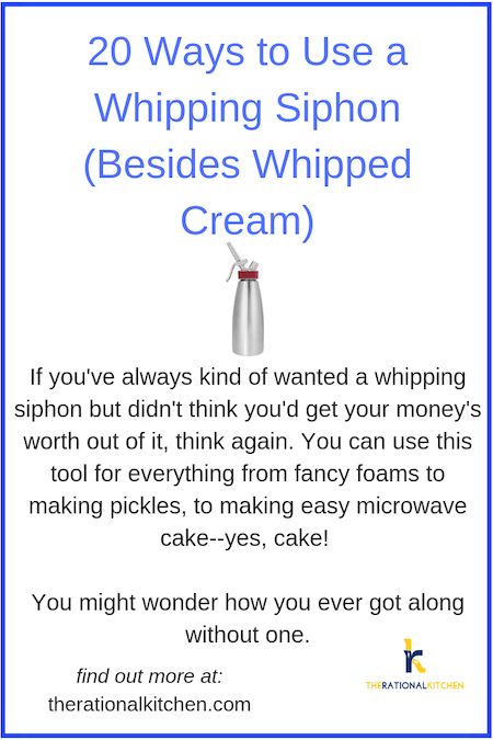 Isi Whipper Recipes, Whipped Cream Dispenser Recipe, Whipped Cream Canister, Whipped Cream Dispenser, Whipped Cream Frosting Recipe, How To Make Pickles, Microwave Cake, Modernist Cuisine, Homemade Spice Mix