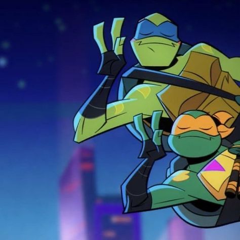 Leo And Mikey Rottmnt, Michelangelo Rottmnt, Leo And Mikey, Mikey Rottmnt, Ninga Turtles, Michael Angelo, Tmnt Characters, Leonardo Tmnt, Ninja Turtles Funny