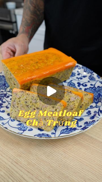 David Nguyen on Instagram: "Vietnamese Egg Meatloaf // Broken Rice Series Pt. 1 Makes 1 lb Loaf Pan Ingredients 1 lb ground pork 5 large eggs 1 tablespoon fish sauce 3 tablespoons sugar 1 tablespoon + 1tspn Kosher salt 2 teaspoons black pepper 1/2 teaspoons msg 1 tablespoon minced garlic 4 tablespoons minced shallots 1/2 cup Wood ear mushroom 1 package glass noodle 4.5 tablespoons corn starch 3 egg yolks 1 tablespoon Anatto oil Instructions 1. Preheat your oven to 400 degrees Fahrenheit. 2. Begin by hydrating the shredded wood ear mushroom (black fungus) in cold water for 30 minutes. Once it’s finished soaking, drain and transfer it to a cutting board. Mince the mushroom finely. 3. Next, hydrate the glass noodles with boiling water for 1 minute. Transfer them to a cutting board Vietnamese Egg Meatloaf, Door Slightly Open, Egg Meatloaf, Wood Ear Mushroom, Ear Mushroom, Glass Noodles, Vietnamese Food, Egg Yolks, The Mushroom