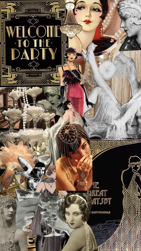 The 20s #the roaring twenties Roaring 20s Moodboard, 20s Flapper Aesthetic, Roaring 20s Party Aesthetic, Flapper Party Roaring 20s, Cluedo Costume, Roaring Twenties Aesthetic, The Roaring 20s Aesthetic, Roaring 20s Aesthetic, Roaring 20s Party Outfit