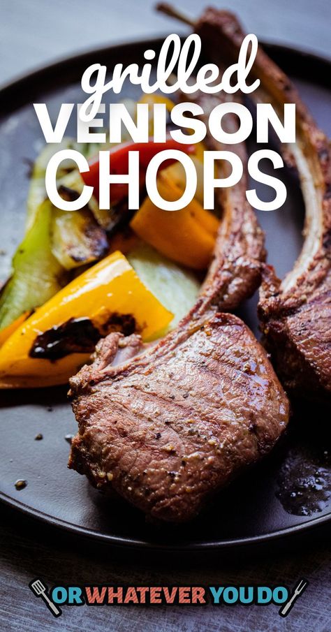 Traeger Grilled Venison Chops Venison Chops Recipes, Venison Chops, Grilled Venison, Smoked Dishes, Beef Ideas, Venison Backstrap, Axis Deer, Outdoor Cooking Recipes, Traeger Recipes