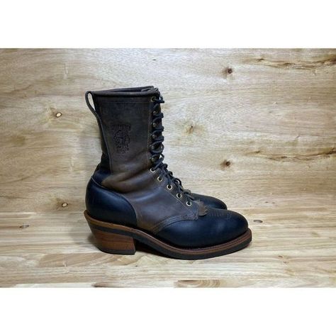 Chippewa Apache Packer Arroyos Boots 29409 Black/Bay Steel Toe USA Men’s Sz 8 EE Combat Boots, Boots, Fashion Design, Plus Fashion, Outfit Inspo, Jeans Shoes, Fashion Tips, Closet, Accessories Vintage