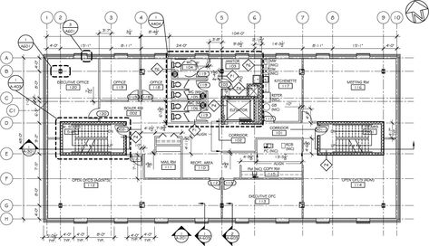 Commercial Building Plans by Raymond Alberga at Coroflot.com Building Site Plan, Small Commercial Building, Mall Plan, Commercial Building Plans, Best Home Plans, Shopping Mall Design, Grill Gate, Plan Floor, Commercial Design Exterior