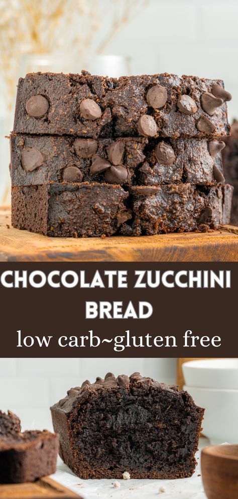 Chocolate Zucchini Bread - Lauren Kelly Nutrition Keto Chocolate Zucchini Bread, Sugar Free Zucchini Bread, Low Carb Zucchini Bread, Keto Zucchini Bread, Chocolate Zucchini Bread Recipe, Healthy Chocolate Zucchini Bread, Inexpensive Recipes, Gluten Free Zucchini Bread, Snackle Box