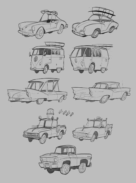 Car Cute Drawing, Transportation Drawing, Auto Illustration, Cartoon Car Drawing, Cars Drawing, Props Concept, Car Drawing, Car Design Sketch, 캐릭터 드로잉