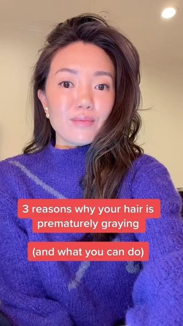 Amy Chang Hair, Grey Hair Reversal, Reverse Grey Hair, Greying Hair, Grey Hair Remedies, Reverse Gray Hair, Hair Remedies, Hair Essentials, Hair Life