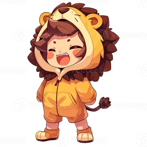 Cute Lion Drawing, Chibi Boy, Lion Drawing, Lion Images, Cute Lion, Boys Wear, Leo Zodiac, Baby Cartoon, A Lion