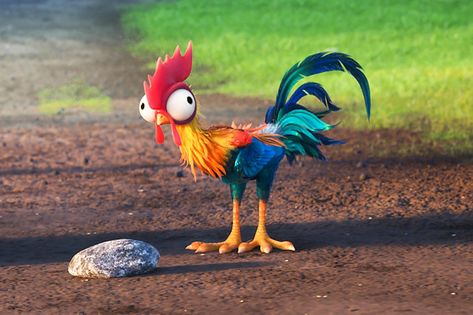 Moana had brothers?! Lost storylines from the Disney hit Magic Happens Parade, Gramma Tala, Hei Hei Moana, Wolf Tattoo Traditional, Disneyland Parade, Disney Parade, The Rooster, Disney Animals, Disney Moana