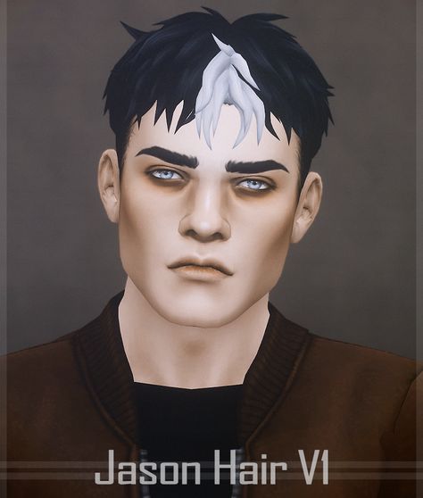 supersims — s4simomo: //Jason Hair V1 EA mesh edit EA... Sims 4 Cc Two Tone Hair Male, Two Color Hair, Maxis Match Hair, Sims 4 Hair Male, Male Teen, The Sims 4 Maxis Match, Sims 4 Cc Maxis Match, Male Sims, Sims 4 Cc Maxis