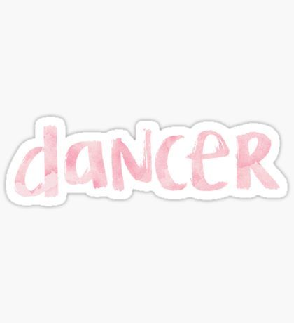 Dancer Stickers | Redbubble Dancer Stickers, Dance Background, Dance Wallpaper, Dance It Out, Dancing Aesthetic, Hydroflask Stickers, Dance Quotes, Bullet Journal Stickers, Stickers For Sale