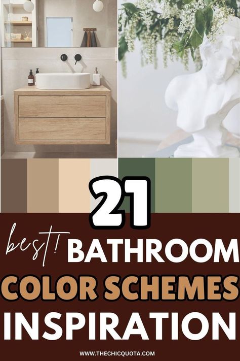 bathroom color schemes Bathroom Color Palettes, Charcoal Grey Couch, Modern Bathroom Colours, Bathroom Color Ideas, Bathroom Color Palette, Best Bathroom Colors, Warm Bathroom, Bathroom Color Schemes, Grey Couches