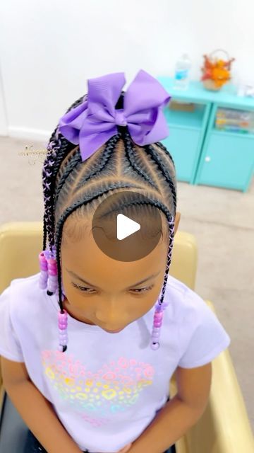 BRAID ARTIST | November Love on Instagram: "💜 If Cuteness Was A Sport, She Won 🏆💜👑✨

BOOK: Large Feed in Braids
—> Click the link in the bio or go to NovemberLoveBraids.com (Create a login to book)

#kidsstitchbraids #stitchbraidsforkids #kidsknotlessboxbraids #kiddiebraids #kidfriendlyhairstyles #kidshairinspo #lawrencevillestylist #kidshairinspiration #kidsexplorepage #feederbraids #lawrencevillebraider #gwinnettbraider #snellvillebraider #snellvillestylist #braidreels #braidingreels" Toddler Feed In Braids, Large Feed In Braids, November Love, Feeder Braids, Feed In Braids, Stitch Braids, Feed In Braid, Braids For Kids, Braid Styles