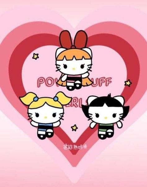 Hello Kitty Iphone Wallpaper, Cute Pins, Powerpuff Girls, Iphone Wallpaper, Hello Kitty, Kitty, Collage, Iphone, Tattoos