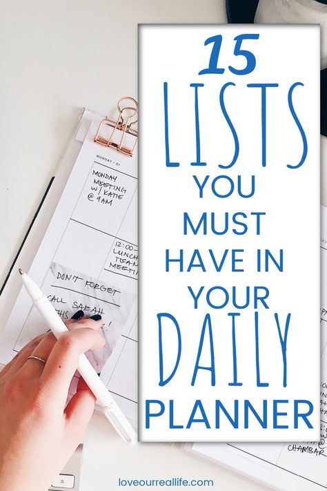 Organize To Do List, Organizing Planner Ideas, Lists For Journaling, Organization Motivation, Planner Topics Ideas, Diary Calendar Ideas, Useful Ideas, Diy Life Planner, Daily Organization System