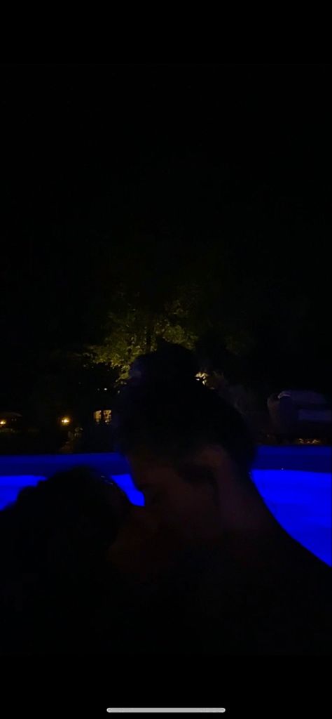 couple | swim | pose | kiss | cute | love | night | romantic | dating Pool Date Night, Swimming Date, Romantic Pool Date Night, Couple Pool Aesthetic, Night Swimming Couple, Couple Swimming At Night, Hot Tub Night Aesthetic, Romantic Swimming Pools Night, Couple Night Beach Aesthetic