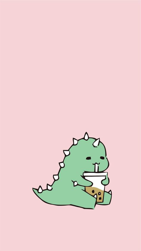 walpares dino Cute Dinosaur Wallpaper, Mint Green Wallpaper Iphone, Cute Animal Quotes, Best Friend Wallpaper, Dinosaur Wallpaper, Love Wallpaper Backgrounds, Witchy Wallpaper, Wallpaper Doodle, Friends Wallpaper