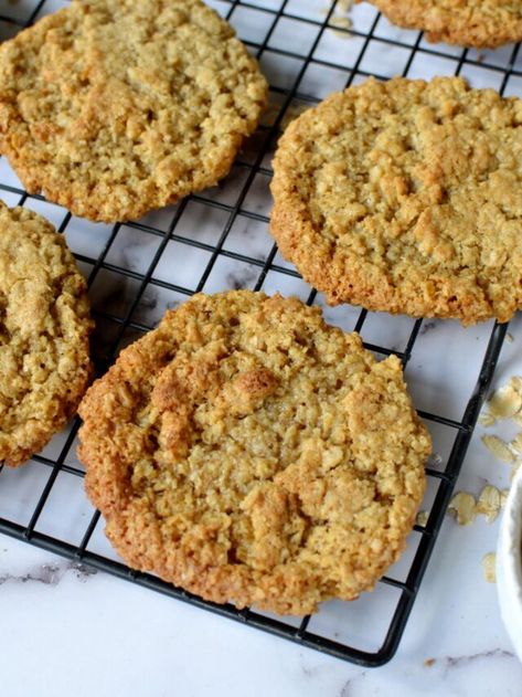 No Flour Oatmeal Cookies, Flourless Oatmeal Cookies, Gluten Free Oatmeal Cookies, Oatmeal Cookie Recipe, Quick Cookies, Gluten Free Cornbread, Gluten Free Waffles, Peanut Butter Oatmeal Cookies, Oatmeal Cookie