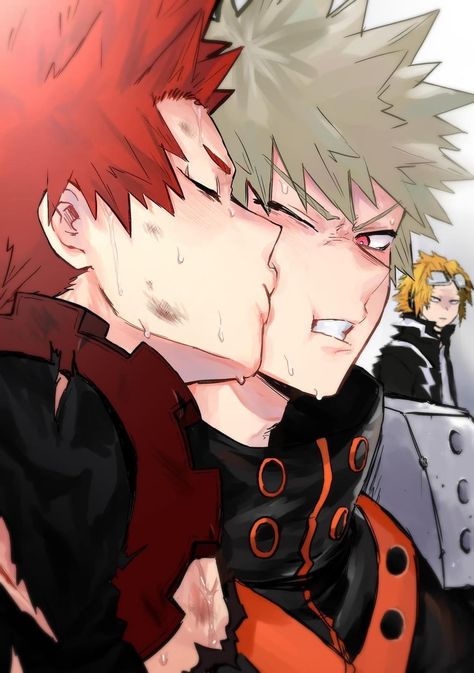 Bakugo X Kirishima, Bakugou Manga, Hero Poster, Kirishima Eijirou, Boku No Hero Academia Funny, My Hero Academia Episodes, Hero Academia Characters, Anime Ships, My Hero Academia Manga