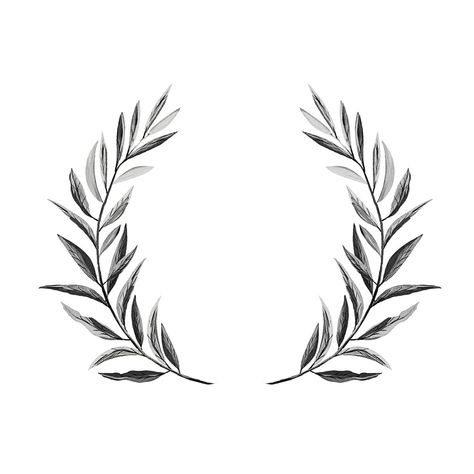 Laurel Tattoo Women, Roman Leaf Tattoo, Laurel Leaf Tattoo, Laurel Tattoo, Dark Angel Tattoo, Laurel Wreath Tattoo, Book Inspired Tattoos, Simple Leg Tattoos, Tattoo Perna