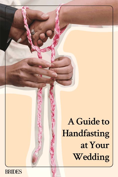 Handfasting Ceremony Ideas, Handfasting Knot Tutorial, Handfasting Cord Display, Diy Handfasting Ribbon, Irish Handfasting Ceremony, Diy Hand Fasting Cord, Norse Viking Wedding Ideas, Handfasting Ceremony Script, Handfasting Cords Diy