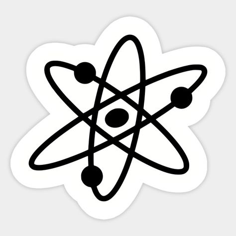 Big Bang Theory Atom Logo - Big Bang Theory - Sticker | TeePublic Tbbt Stickers, Big Bang Theory Tattoo, School Merchandise Ideas, Big Bang Theory Stickers, Minimal Tatoo, Gif Facebook, Atom Logo, Big Bang Theory Memes, Rick And Morty Stickers