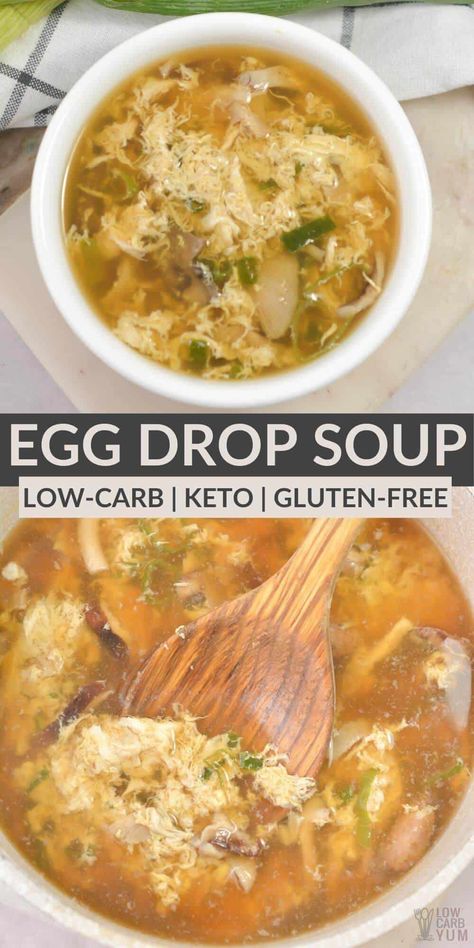 Low Carb Egg Drop Soup Recipe, Low Carb Egg Drop Soup, Gluten Free Egg Drop Soup, Low Sodium Egg Drop Soup, Paleo Egg Drop Soup, Keto Egg Drop Soup, Gf Soup, Homemade Egg Drop Soup, Diabetics Recipes