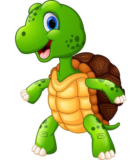 Cute Turtle Cartoon, Turtle Cartoon, Clip Art Animals, Cartoon Turtle, Minecraft Wallpaper, Cute Turtle, Disney Art Drawings, 90s Cartoon, Cute Turtles