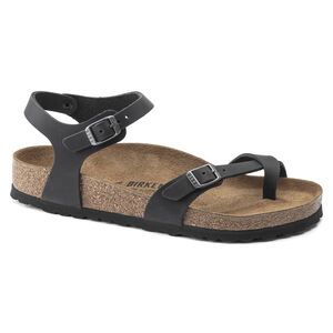 Taormina Oiled Leather Wishlist Shoes, Black Birkenstock, Cute Country Outfits, Birkenstock Women, Pack Light, Fish Fish, Calf Muscles, Footbed Sandals, Black Oil