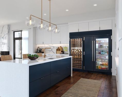 True Residential | Luxury Refrigerators with Commercial DNA Luxury Refrigerator, Kitchen Appliance Trends, Kitchen Rendering, True Residential, Wellborn Cabinets, Florida Getaway, Built In Refrigerator, Kitchen Design Trends, Kitchen Trends