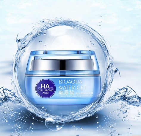 BIOAQUA Brand Hyaluronic Acid Moisturizing Face Cream Anti Wrinkle Anti Aging Improve Dry Skin Collagen Whitening Day Cream Gel Face Moisturizer, Hyaluronic Acid Cream, Diy Eye Cream, Face Cream Best, Firming Eye Cream, Moisturizing Face, Skin Collagen, Anti Aging Wrinkles, Anti Aging Face Cream