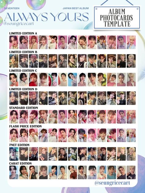 Seventeenth Heaven Photocard Template, Seventeen Template, Svt Photocards, Wishlist Photocard, Seventeen Photocard, Jeonghan Svt, Pc Template, Photocard Template, Photo Card Template