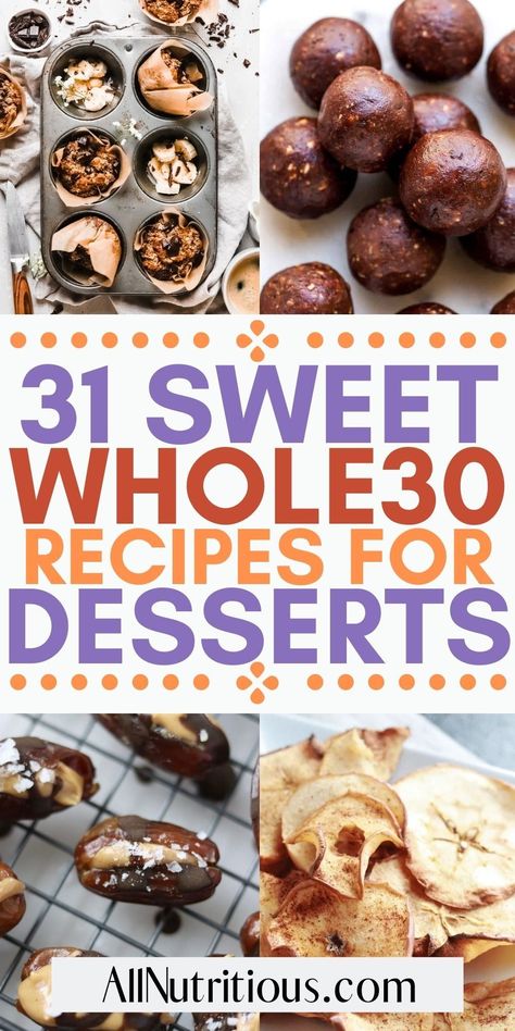 Whole 30 Mug Cake, Whole 30 Muffins, Sweet Tooth Craving Healthy, Whole 30 Dessert Recipes, Whole30 Desserts, Whole30 Dessert, Paleo Easy, Whole Food Desserts, Whole 30 Dessert