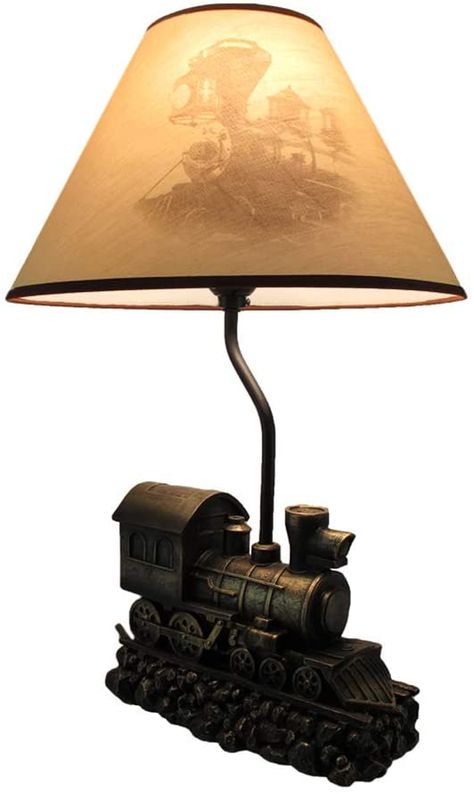 Christmas Tree Train Set, Engine Table, Steam Engine Train, Christmas Tree Train, Light Tunnel, Nightstand Light, Train Table, Steam Engine Trains, Traditional Table Lamps