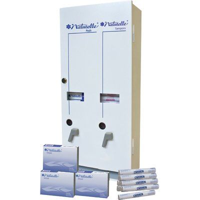 Impact Products, LLC RMC Dual Sanitary Napkin/Tampon Vendor Dispenser Pad Dispenser, Folded Paper Towels, Sanitary Towels, Toilet Paper Dispenser, Hand Sanitizer Dispenser, Sanitary Napkins, Napkin Dispenser, How To Roll Towels, Foam Soap Dispenser